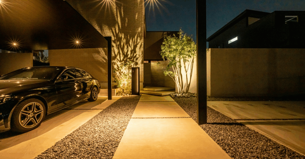 光のアートエクステリア