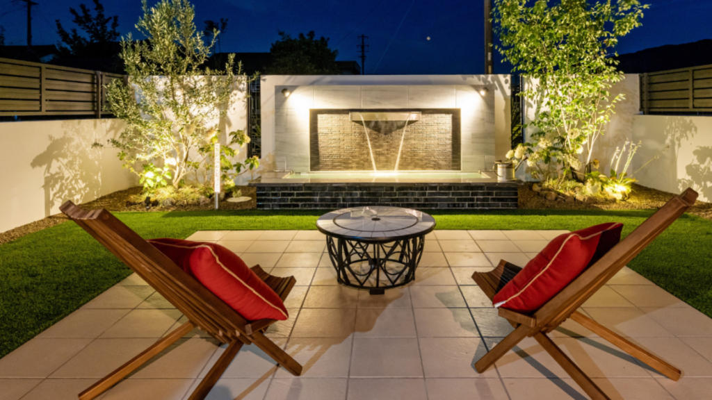 岐阜の外構・エクステリア専門店ラウレア おしゃれ かっこいい 素敵 庭 ココスヤシ ヤシの木 リゾートスタイル ホテルライク 高級 豪華 ラグジュアリー